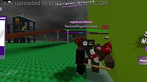 Keep watching me fuck hot girls with my monster black cock in Roblox fun combat continuation!
