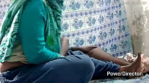 Naughty Indian bhabhi teases dewar's monster cock bathroom