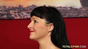 vicky vette fingers wet pussy lips masturbates then deepthroats lover's cock to cum