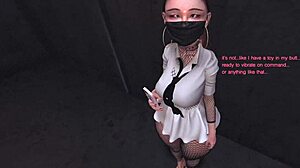 pov: catch shy asian office girl w/ anal vibrator buzzin under skirt at work... fishnets n all! 😏🍑🔥