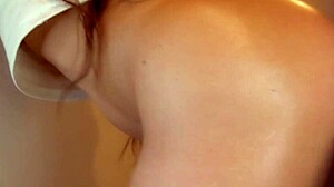 stepdad bends teen over for first fuck ever