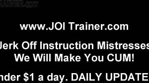 Stavim, da trikrat močno končaš od mojega JOI