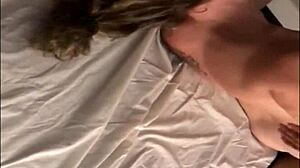 His Big Tits Milf Wife Bent Over Fucked