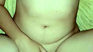 Sexy petite Asian teen girlfriend fucks hard after steamy bath