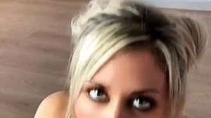 POV Blowjob Compilation from Hot Blonde Couple Deepthroating Monster Cocks