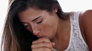 Asian milf Eva Lovia craves boyfriend's monster cock in tight pussy