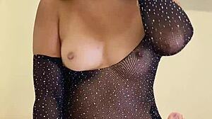 hermanastro skips movie to fuck submissive latina ass oiled