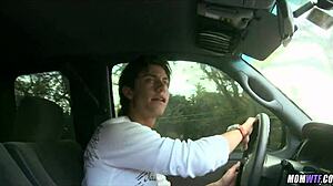 Gorgeous Blonde Hairdresser Milf Burns with Horny Cougar Desire for Young Cock