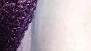 wet satin panties drench my throbbing bbw wife's fat pussy