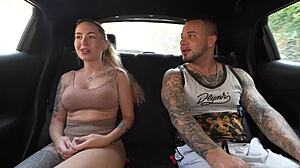 Italian Passenger Fucks Juicy Pussy Missionary In Taxi Rough?