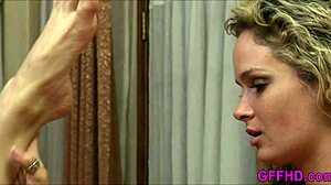 Girlfriend shows her wet pussy up close