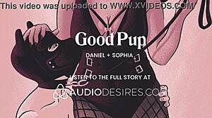 Obedient Femdom Pup Fucked Anally by Mistress with Tail Plug Creampie!