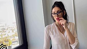 secretary whore, suck my cock or no tip—cum on those big tits?