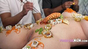 Freeuse Asian Chef Emerald Loves Suki Sin Serves Pussy Dessert