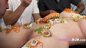 Freeuse Asian Chef Emerald Loves Suki Sin Serves Pussy Dessert