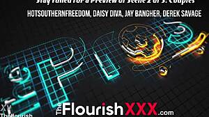 Daisy Diva and HotSouthernFreedom share interracial BBC suckfest