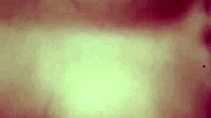 Latina teen with huge tits and ass masturbates wildly craving big cock