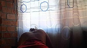 Squirting redhead mommy rips lingerie gaping pussy huge cock closeup cum!