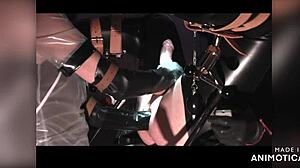 Rubber Nurse Agnes' Transparent Dress, Blowjob Mask, Prostate Fisting Wank!