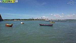 brazilian lesbians bare it all in paradise spots for thrills