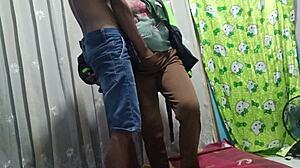 Bent Over Hairy Pussy Lick Turns To Doggystyle Fuck!