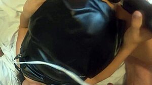 What if Ali Allure squirts from vibrator then takes facial?