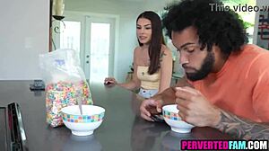 Stepbrother ravishes stepsister's tight body in forbidden taboo teen fucking frenzy