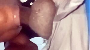 Teaching little 18+ slut sloppy deepthroat big black cock cum facial instruction