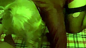 Crossdresser licks my feet i wreck ass then box him gloves full red