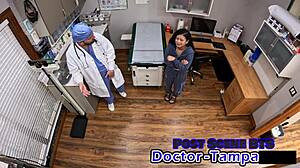 dr tampa bratty cheerleader mya gets physical backstage humiliation