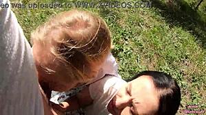 Smoking sluts gobble cock and gulp hot cum!