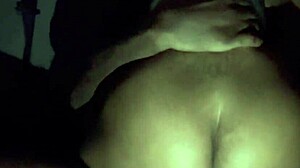 Amateur Ebony Milf Rides Big Black Cock In Backseat Creampie