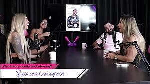 who'd she match on tinder? juli figueiredo and felipe larrosa in sheer red lingerie heat