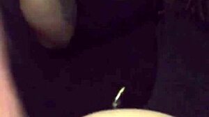 Wet panties soaked in pissy solo toy squirt play