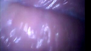 Girl Cums Filmed Inside Vagina Close-Up View