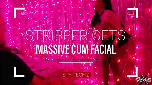 club stripper maxine dances then rides stunt cock doggystyle—what a twist!