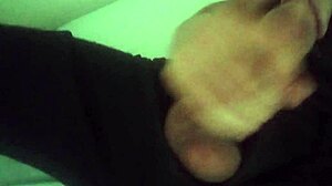 dude in black pants jerks huge cock post-work moaning till orgasm—wanna watch? 😏💦🔥