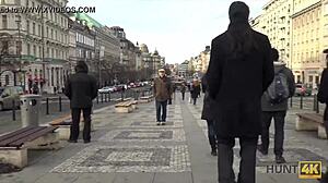 Hunt4k: Busty Brunette Jocelyne Z Fucks Shaved Pussy For Cash