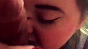 Married Bride Deepthroats My Cock in Wedding Rimjob!