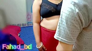 desi tailor fucks naughty boudi in dress, hardcore bedroom action part 1