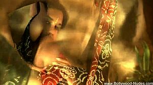 dreamy indian beauty teases with slow seductive strip undress dance