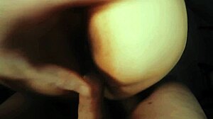 Neighbor bends over for intense doggy pounding with close-up gaping ass orgasm