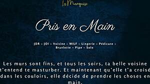 French MILF Neighbor Grabs and Strokes Him in Erotic Audio