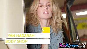 PETITE TEEN RYAN HADARAH STRIPS NAKED FLASHES AMAZING BOOTY!