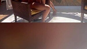 damn these skinny latinas gettin' bent over doggy in amateur mansion orgy backstage
