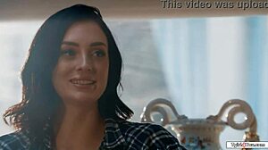 busty latin shemale ariel demure licks pussy in 69 fairy play