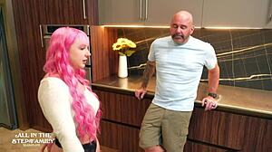 stepdad spends quality time pounding skylar vox's shaved big tits pussy