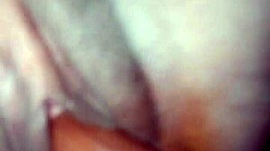 black girlfriend's small tits bounce on thick cock