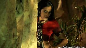 dreamy indian beauty teases with slow seductive strip undress dance