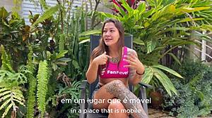 Damiana's Wild Brazilian Ass Flashing Adventure Across Europe Begins